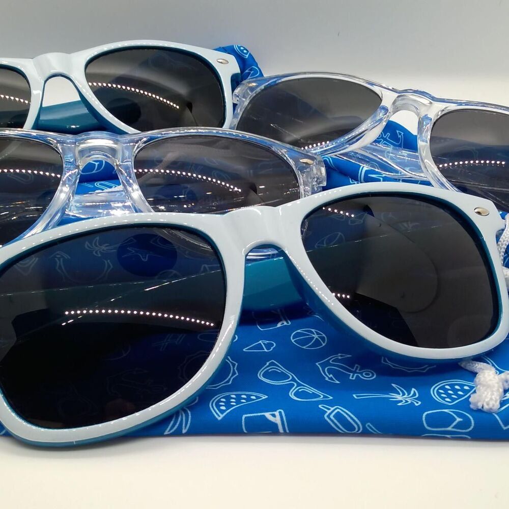 Unbranded Men's Blue and White Sunglasses